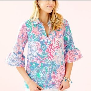 Lily Pulitzer Ginger Top Size Large